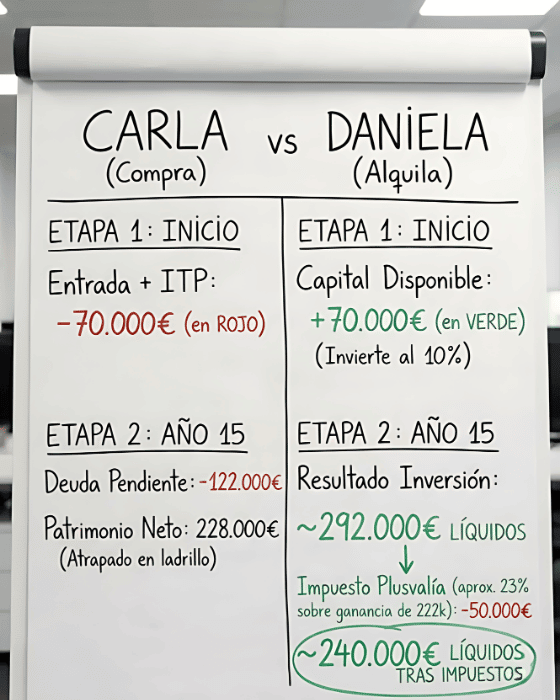 comprar casa o invertir y vivir de alquiler