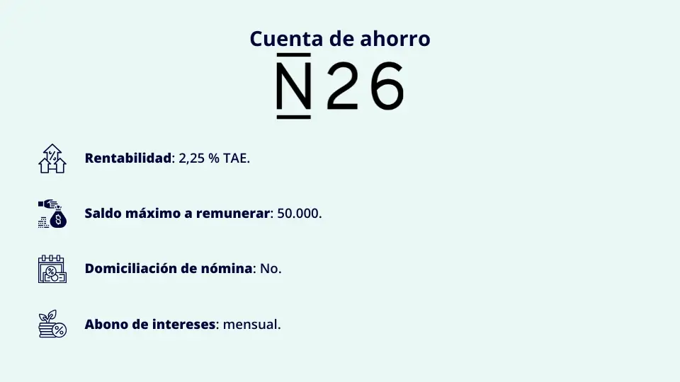 cuenta remunerada n26