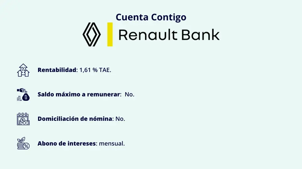 cuenta remunerada renault bank