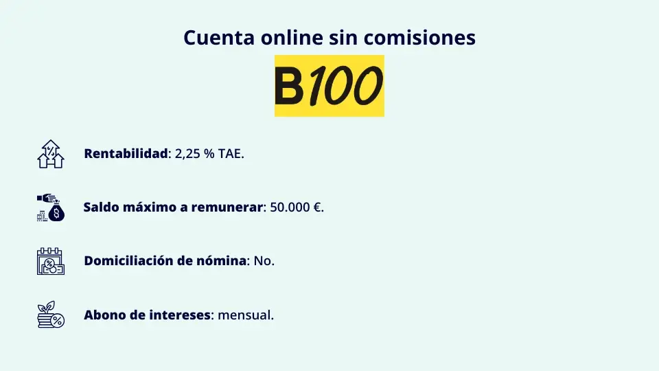 cuenta remunerada b100