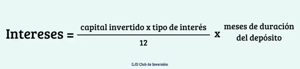 formula para calcular la rentabilidad de un deposito