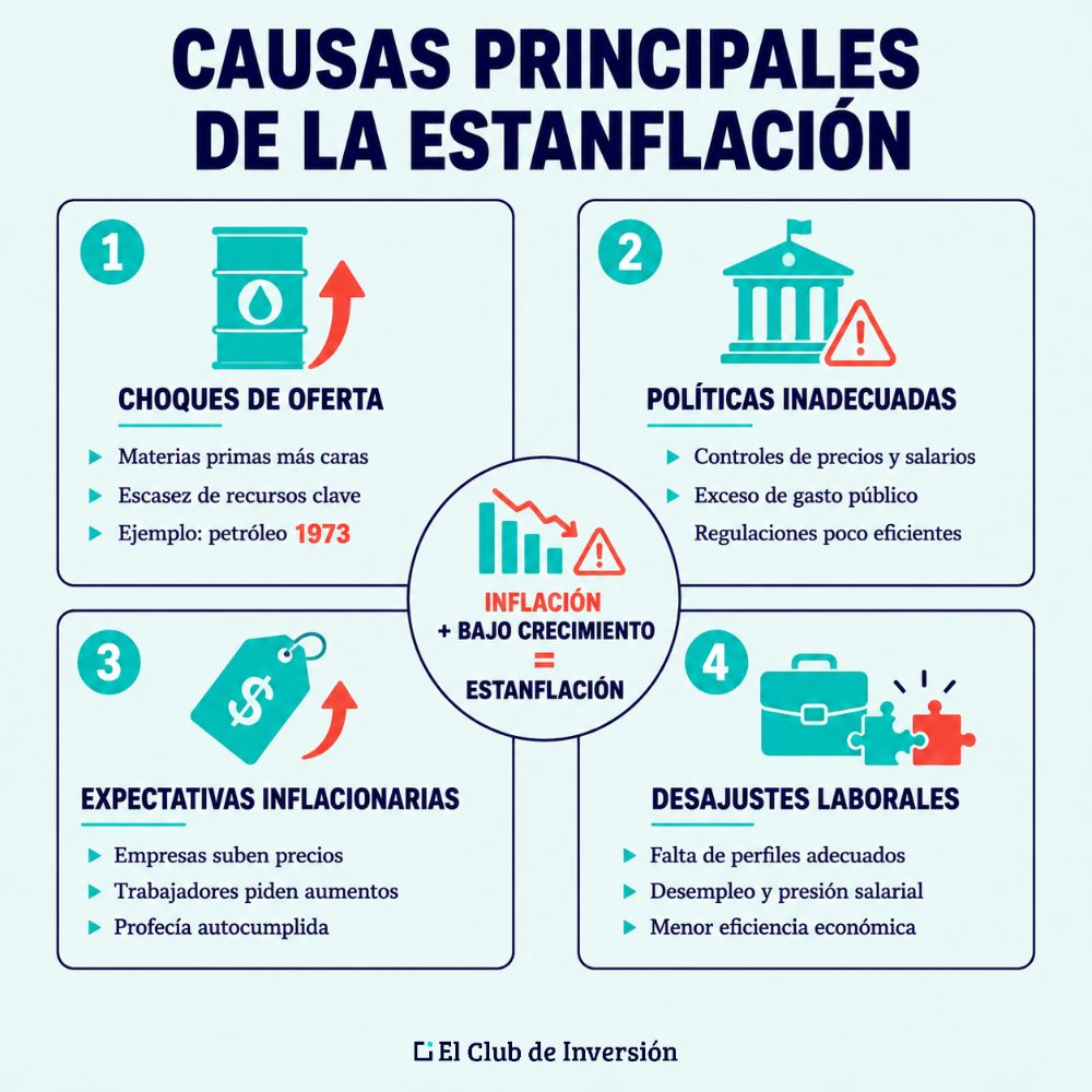 causas de la estanflacion