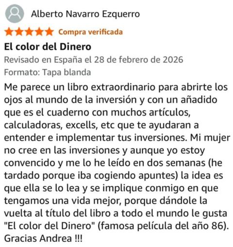 dinero a todo color testimonio alberto