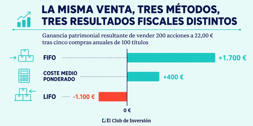 Grafico ejemplo metodo FIFO