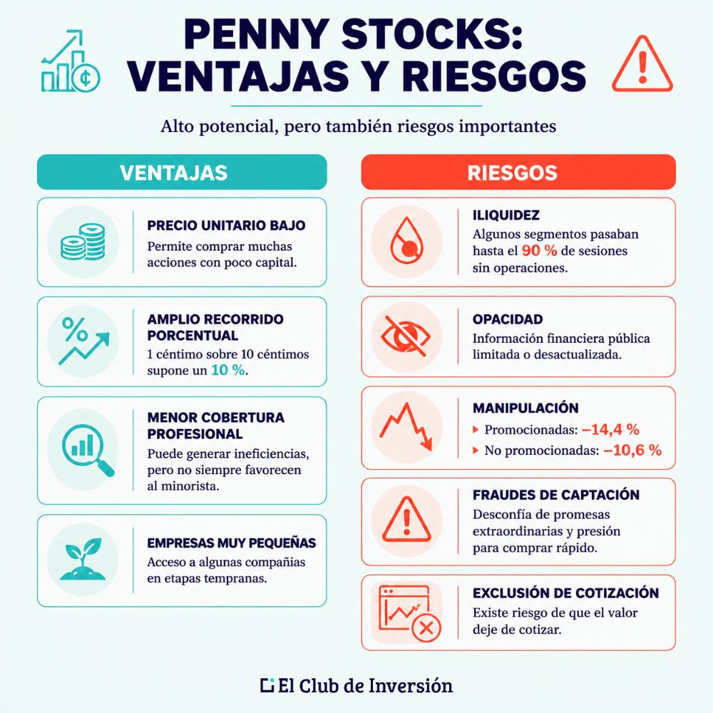 Penny stocks ventajas desventajas